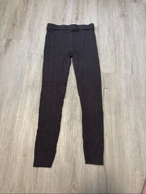 Joe Fresh Gray Cable Knit Leggings
